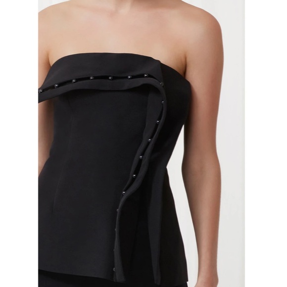Beautiful Strapless Black Top by Keepsake the label - Picture 2 of 7